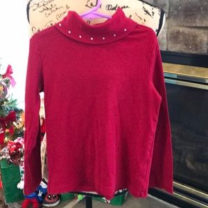 Red turtle neck- girls